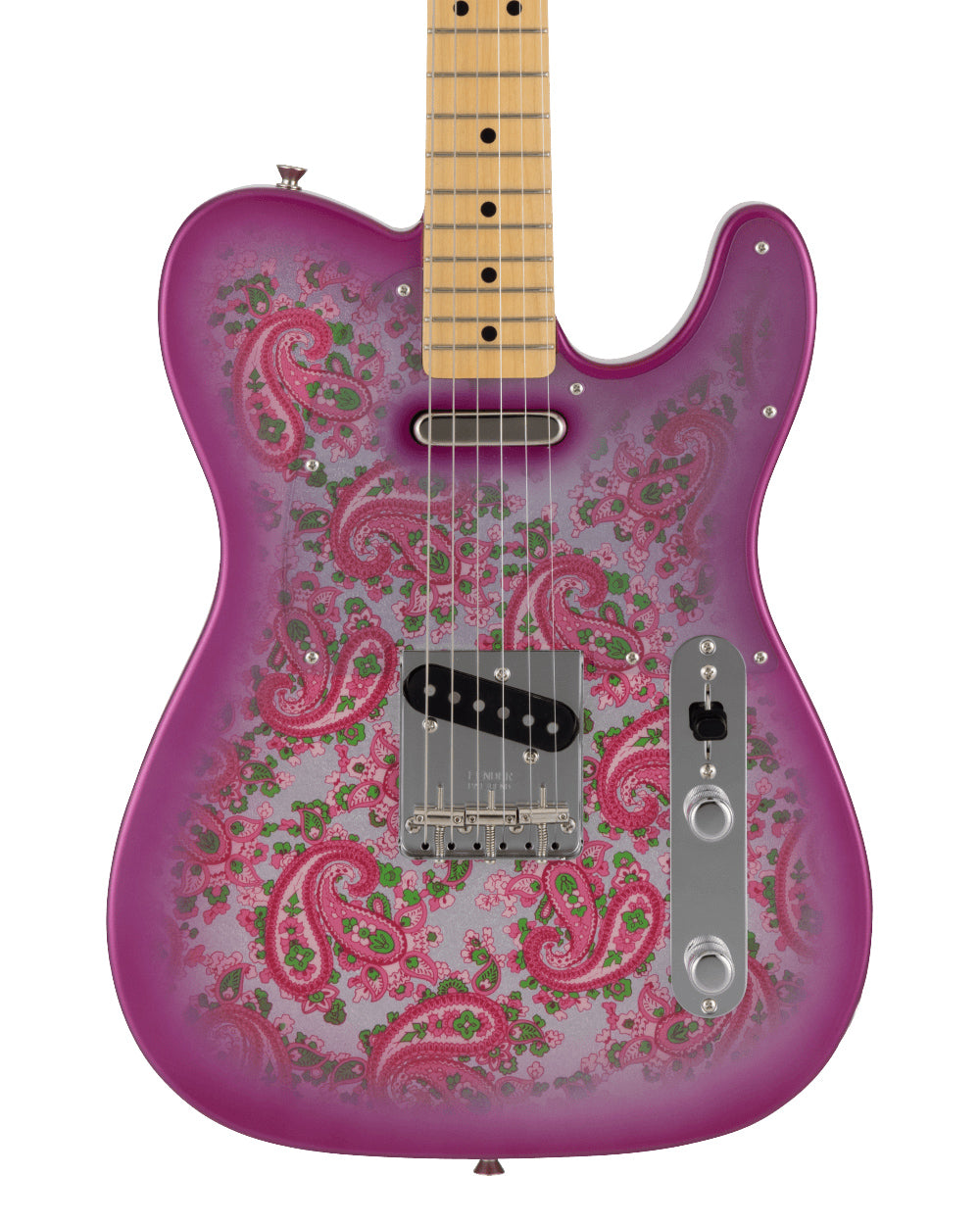 Fender Made in Japan Limited Telecaster, Maple Fingerboard, Pink Paisley