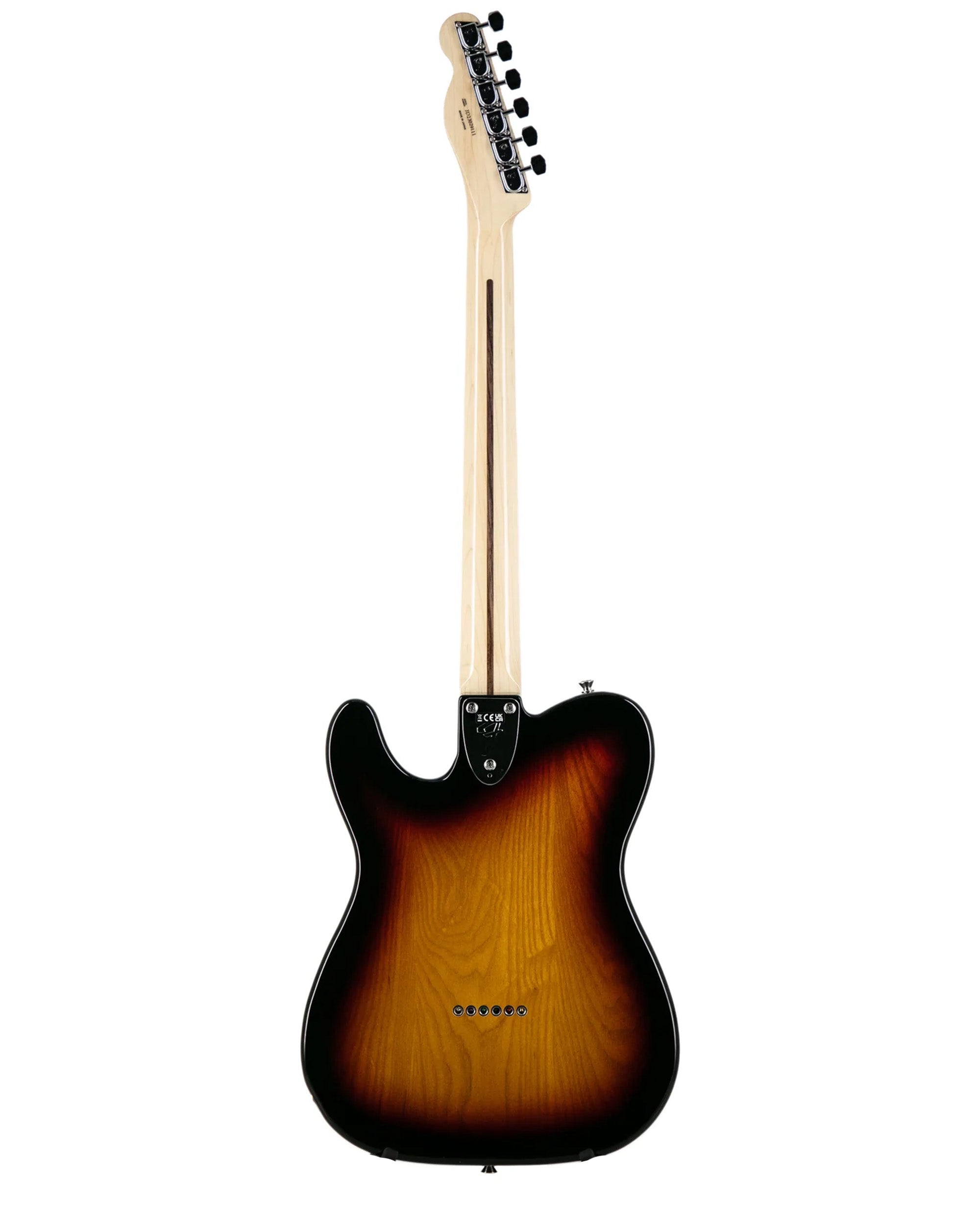 Fender FSR Collection Traditional 70s Telecaster Thinline Electric Guitar (Maple FB, 3-Tone Sunburst)