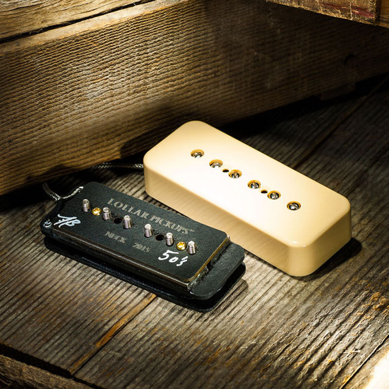 LOLLAR PICKUPS/P-90 Dogear Casino【Nickel Cover/Bridge】【お取り寄せ商品】