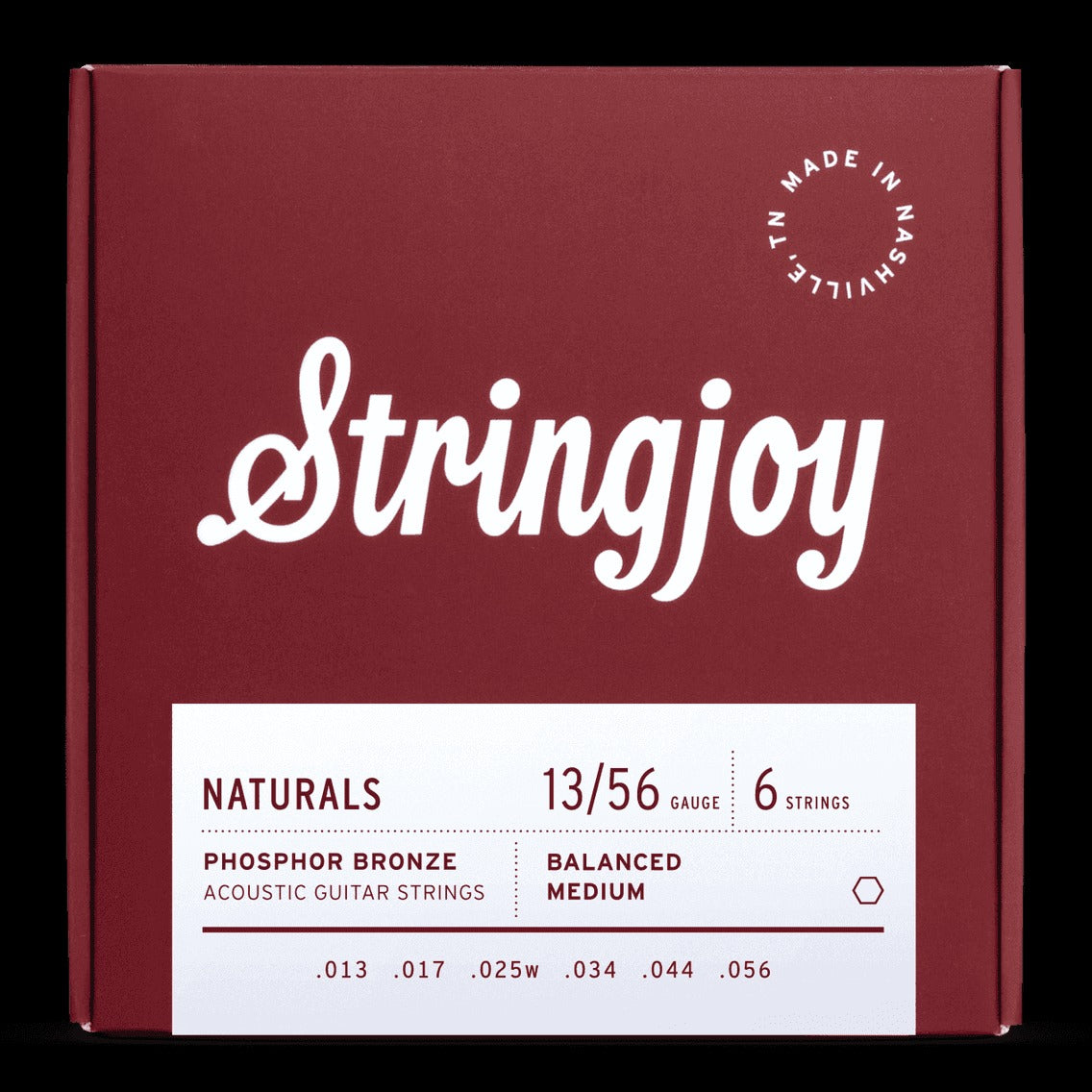 Stringjoy Naturals Phosphor Bronze Acoustic Guitar Strings