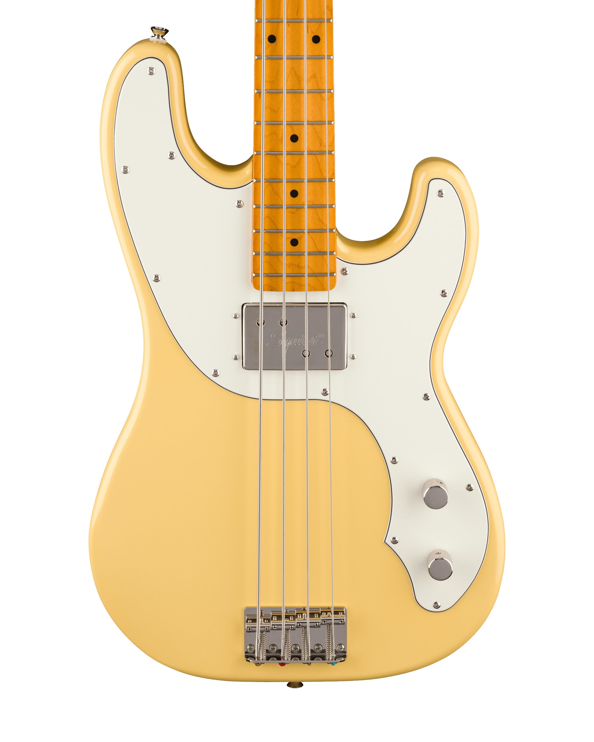 Squier Classic Vibe Telecaster Bass (Maple Fingerboard, Parchment Pickguard, Vintage White)