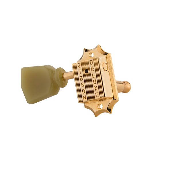 Gibson Deluxe Green Key Tuner Set (Gold)