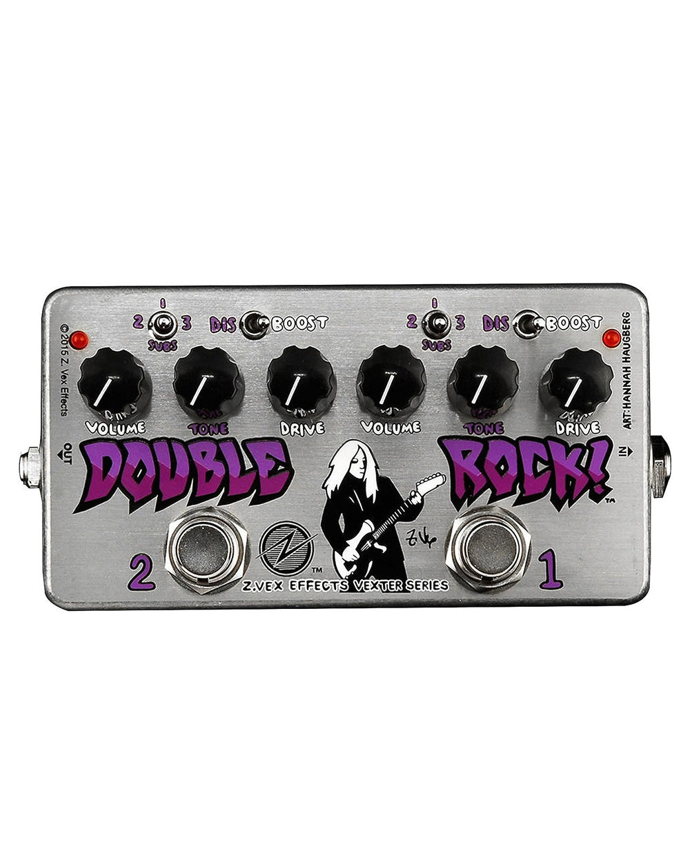 zvex double rock ハンドペイント　z.vex Double Rock Vexter — ZVEX Effects