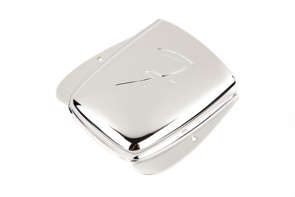 Fender Vintage Style Jazz Bass Bridge Cover (Chrome)