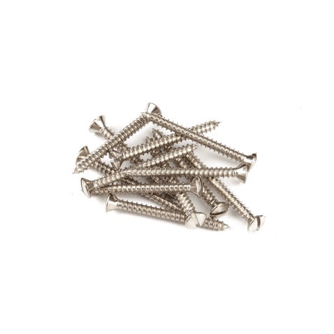 Fender Pure Vintage Slotted Telecaster Neck Mounting Screws (Nickel, 12)