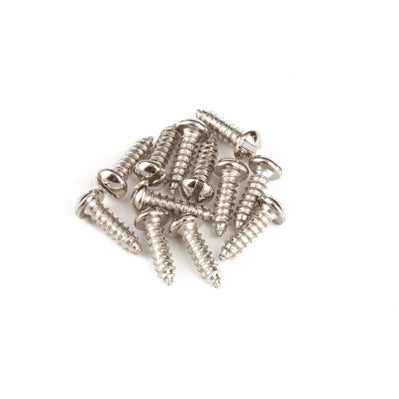 Fender Pure Vintage Slotted Tuning Machine Mounting Screws (12, Nickel)