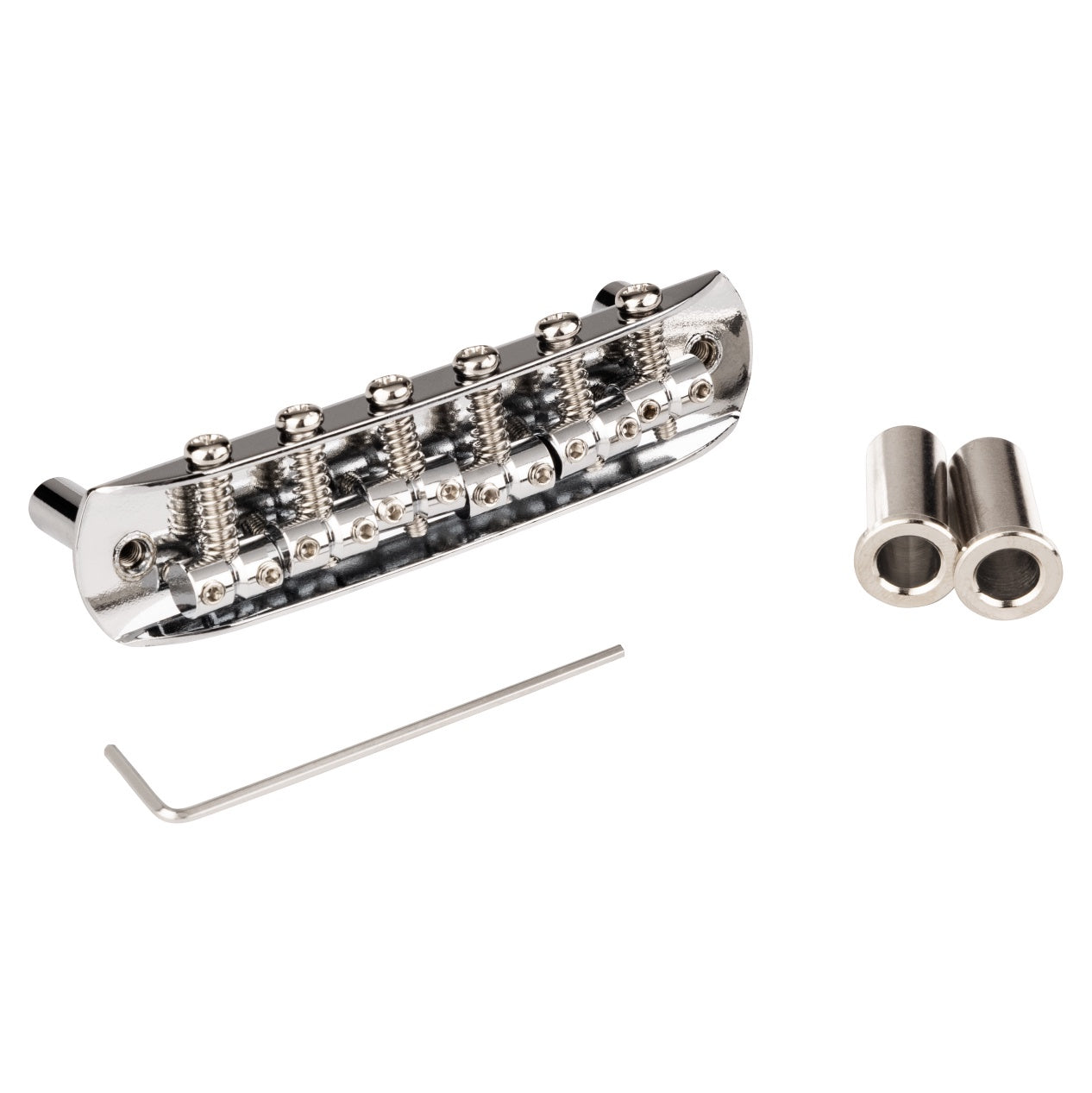 Fender Mustang Fully-Adjustable Guitar Bridge - Japan (Chrome)