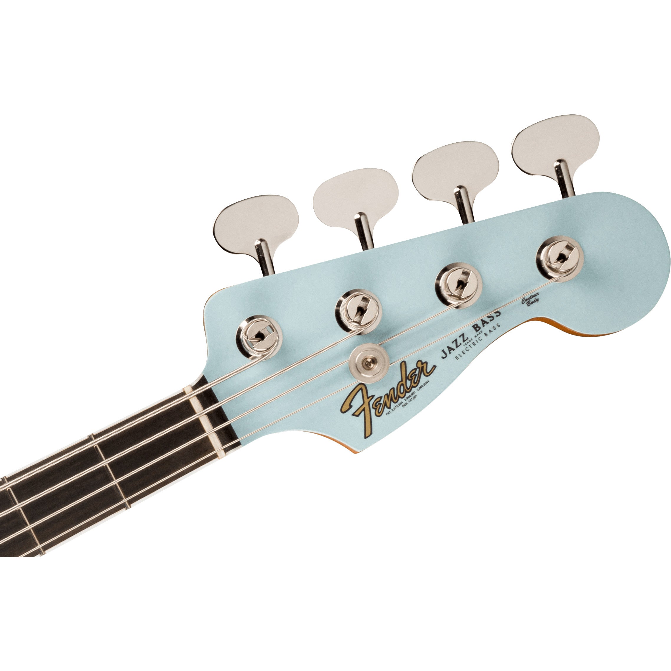 Fender Gold Foil Jazz Bass (Ebony Fingerboard, Sonic Blue)