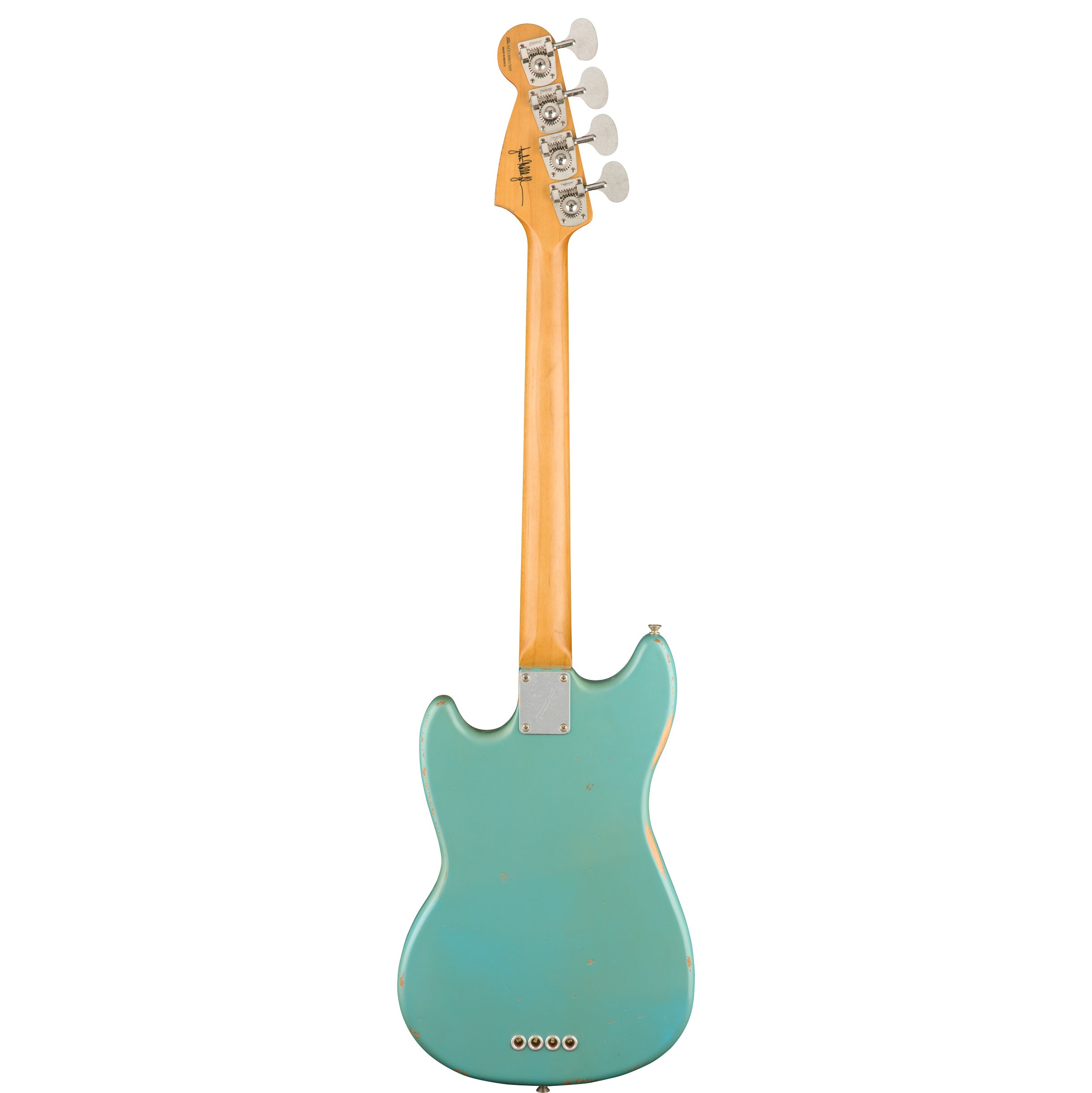 Fender JMJ Road Worn Mustang Bass (Rosewood Fingerboard, Faded Daphne Blue)