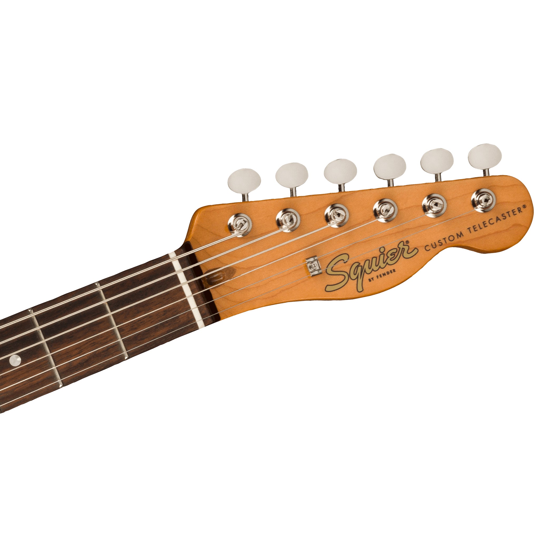 Squier Classic Vibe Baritone Custom Telecaster (Laurel Fingerboard, Parchment Pickguard, 3-Color Sunburst)