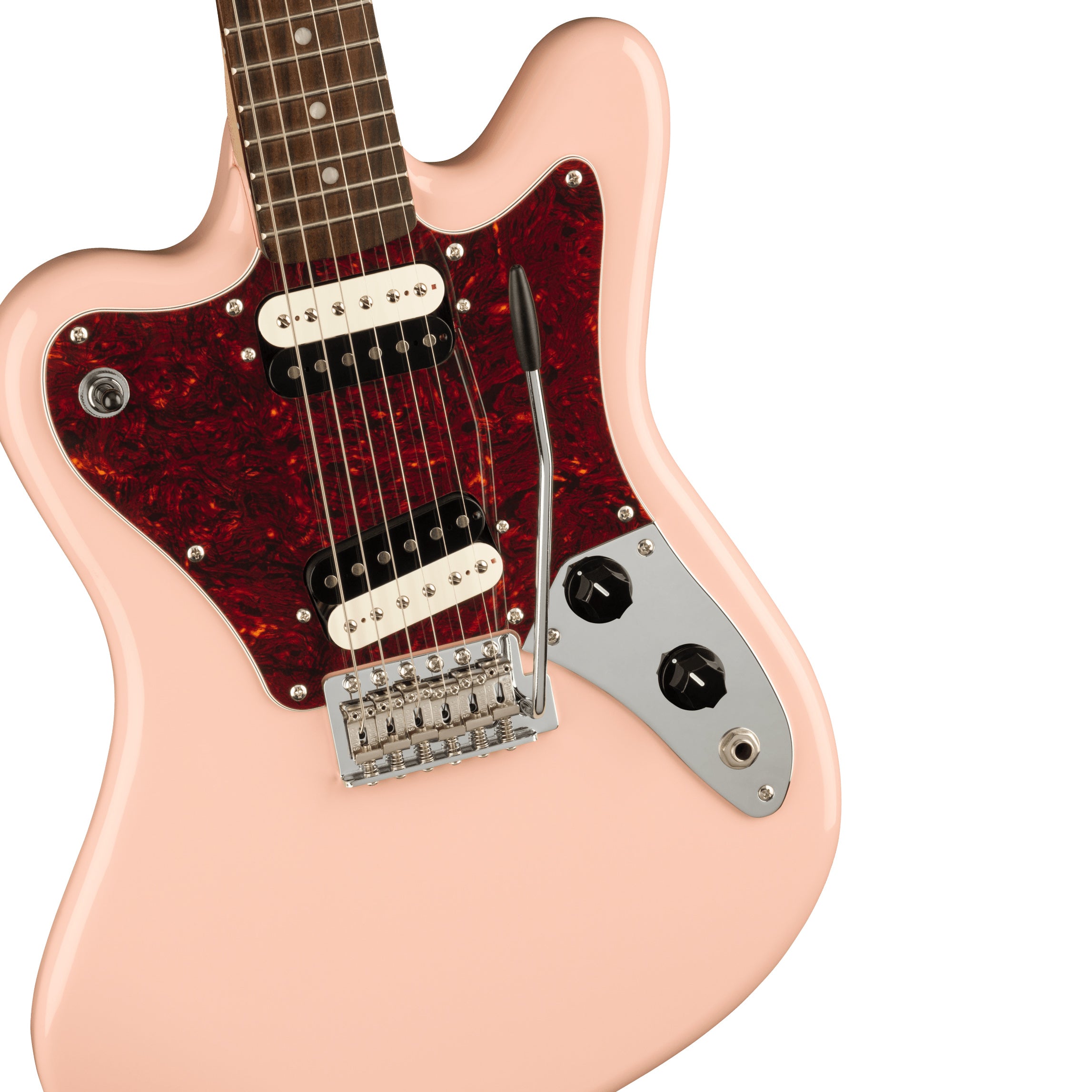 Squier Paranormal Super-Sonic (Laurel Fingerboard, Tortoiseshell Pickguard, Shell Pink)