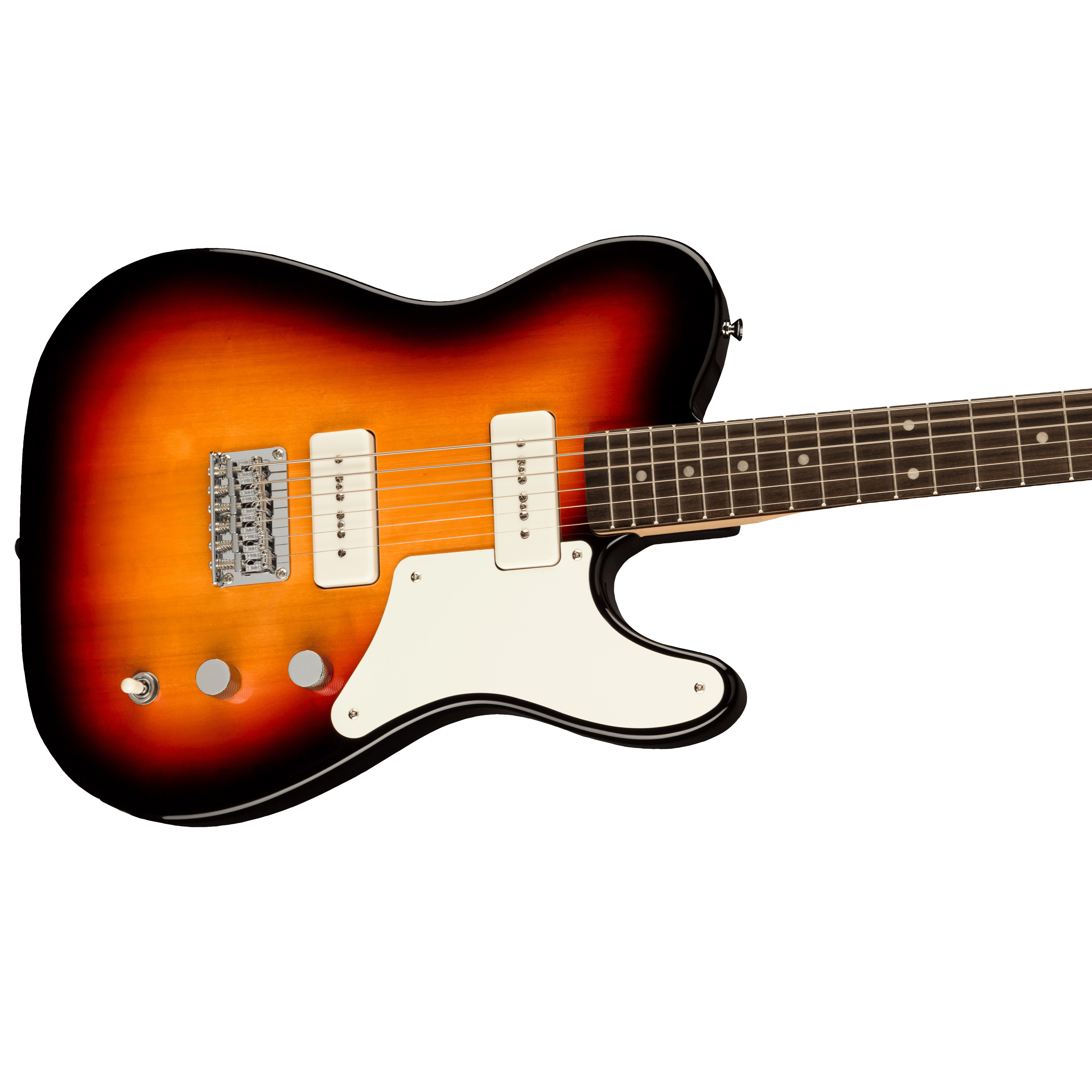 Squier Paranormal Baritone Cabronita Telecaster (Laurel Fingerboard, Parchment Pickguard, 3-Color Sunburst)