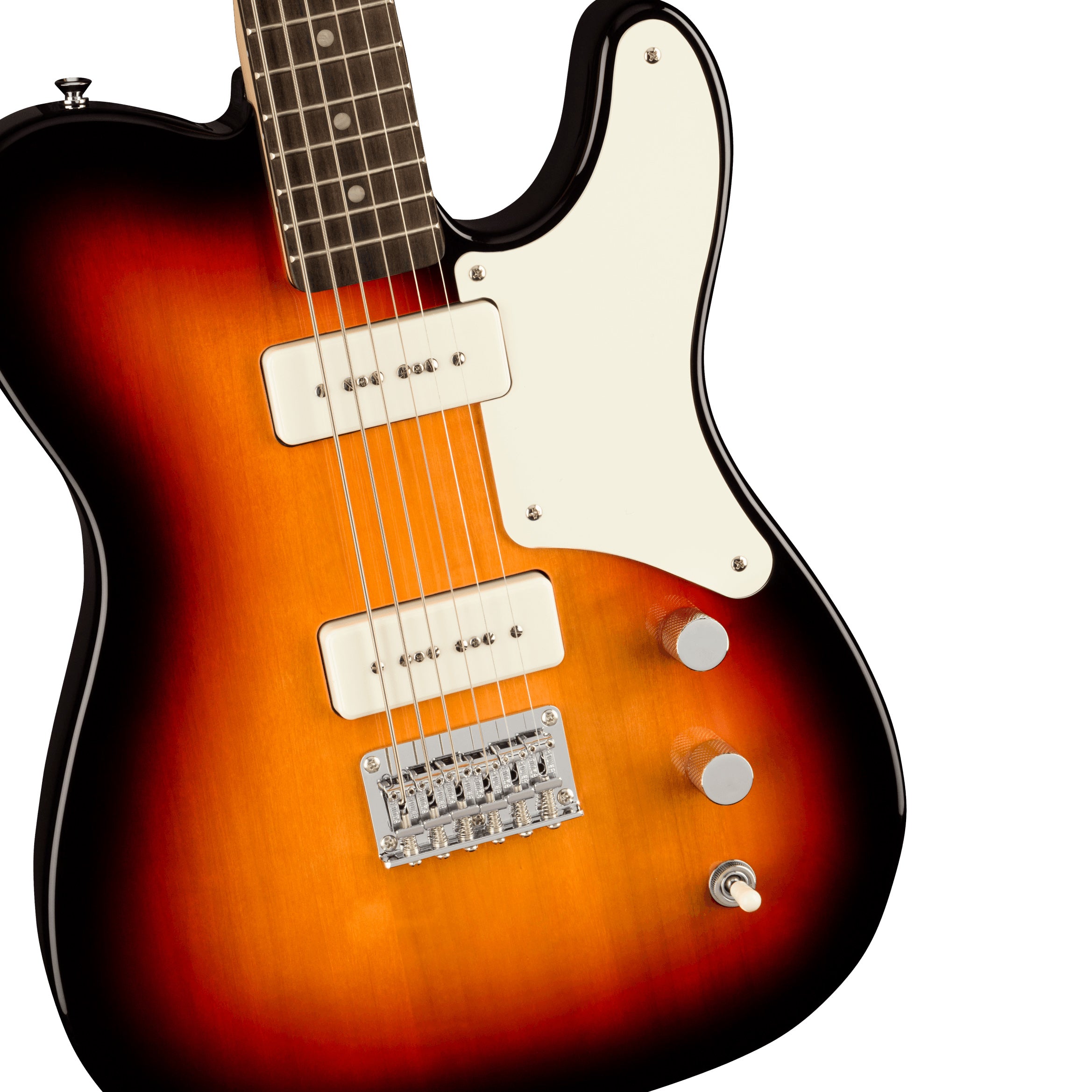 Squier Paranormal Baritone Cabronita Telecaster (Laurel Fingerboard, Parchment Pickguard, 3-Color Sunburst)