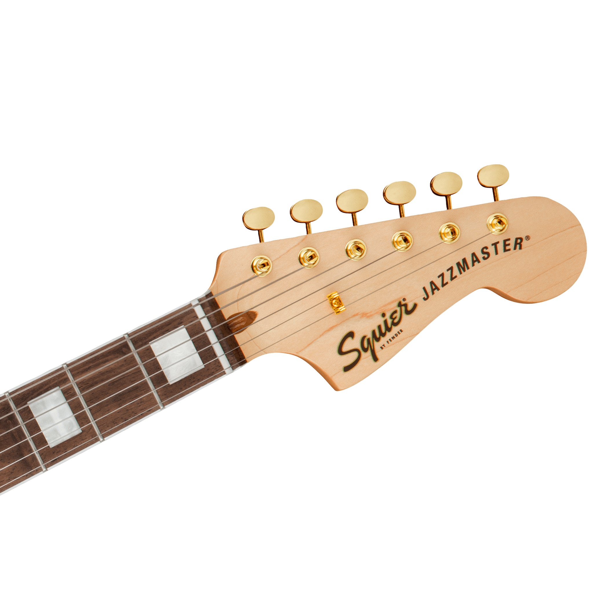 Squier 40th Anniversary Jazzmaster Gold Edition (Laurel Fingerboard, Gold Anodized Pickguard, Lake Placid Blue)