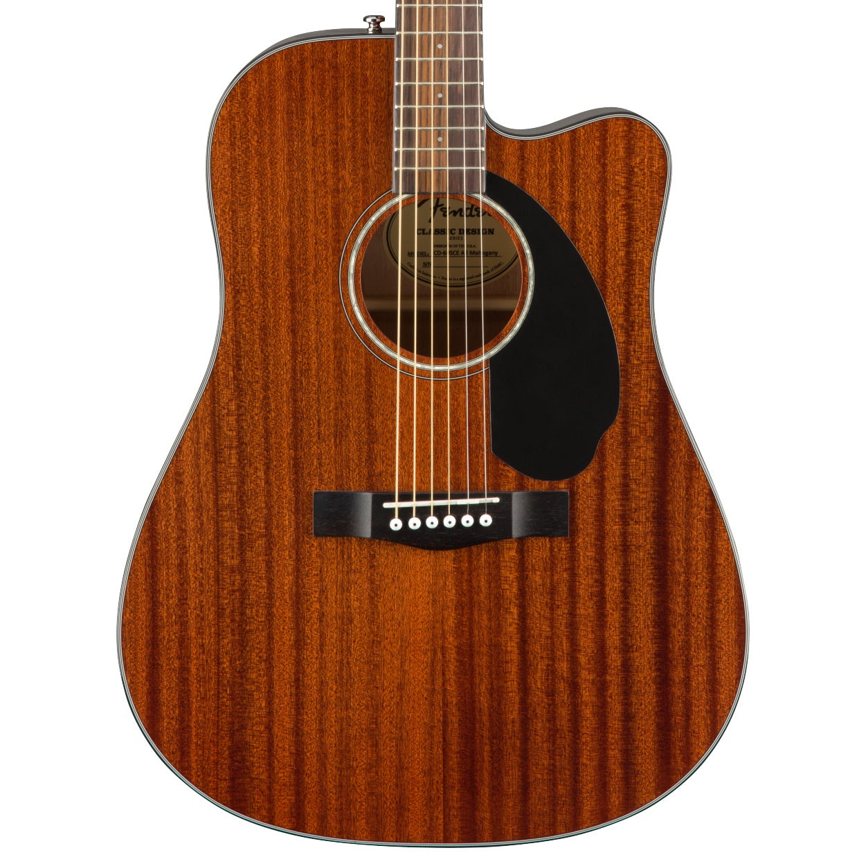Fender CD-60SCE Dreadnought (Walnut Fingerboard, All-Mahogany)