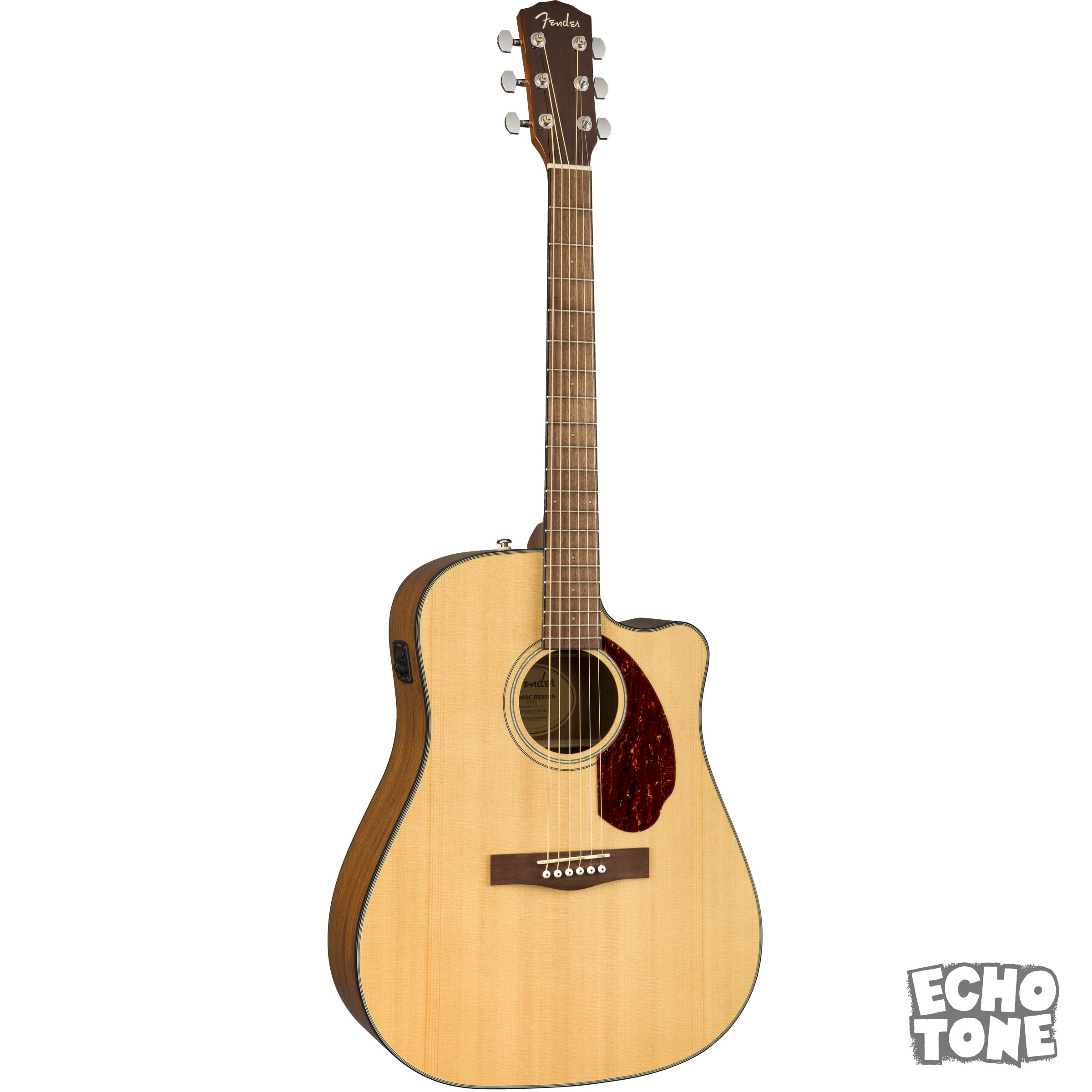 Fender CD-140SCE Dreadnought Acoustic (Pickup, Cutaway & HSC)