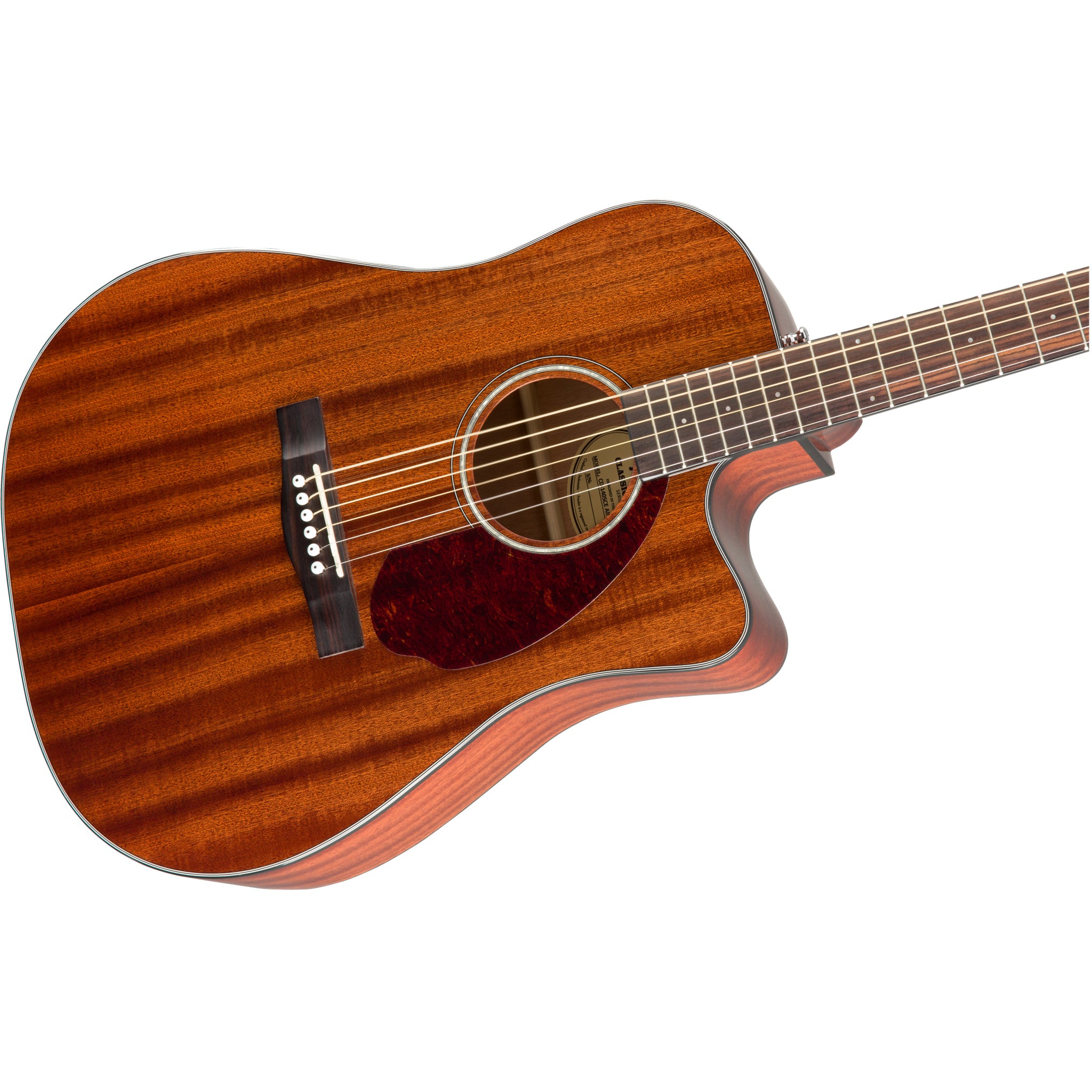 Fender CD-140SCE Dreadnought (Walnut Fingerboard, All-Mahogany w/ Hardcase)