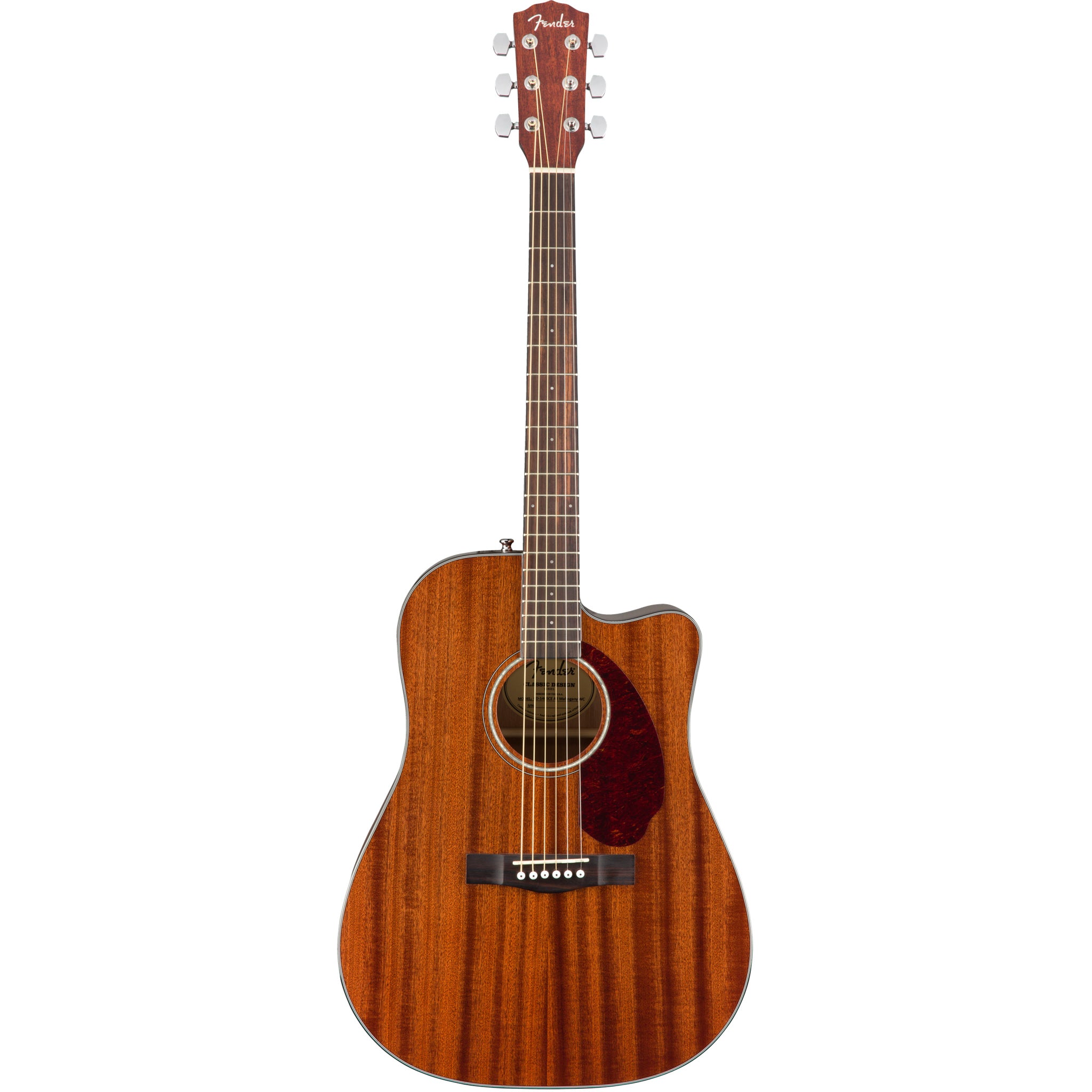 Fender CD-140SCE Dreadnought (Walnut Fingerboard, All-Mahogany w/ Hardcase)