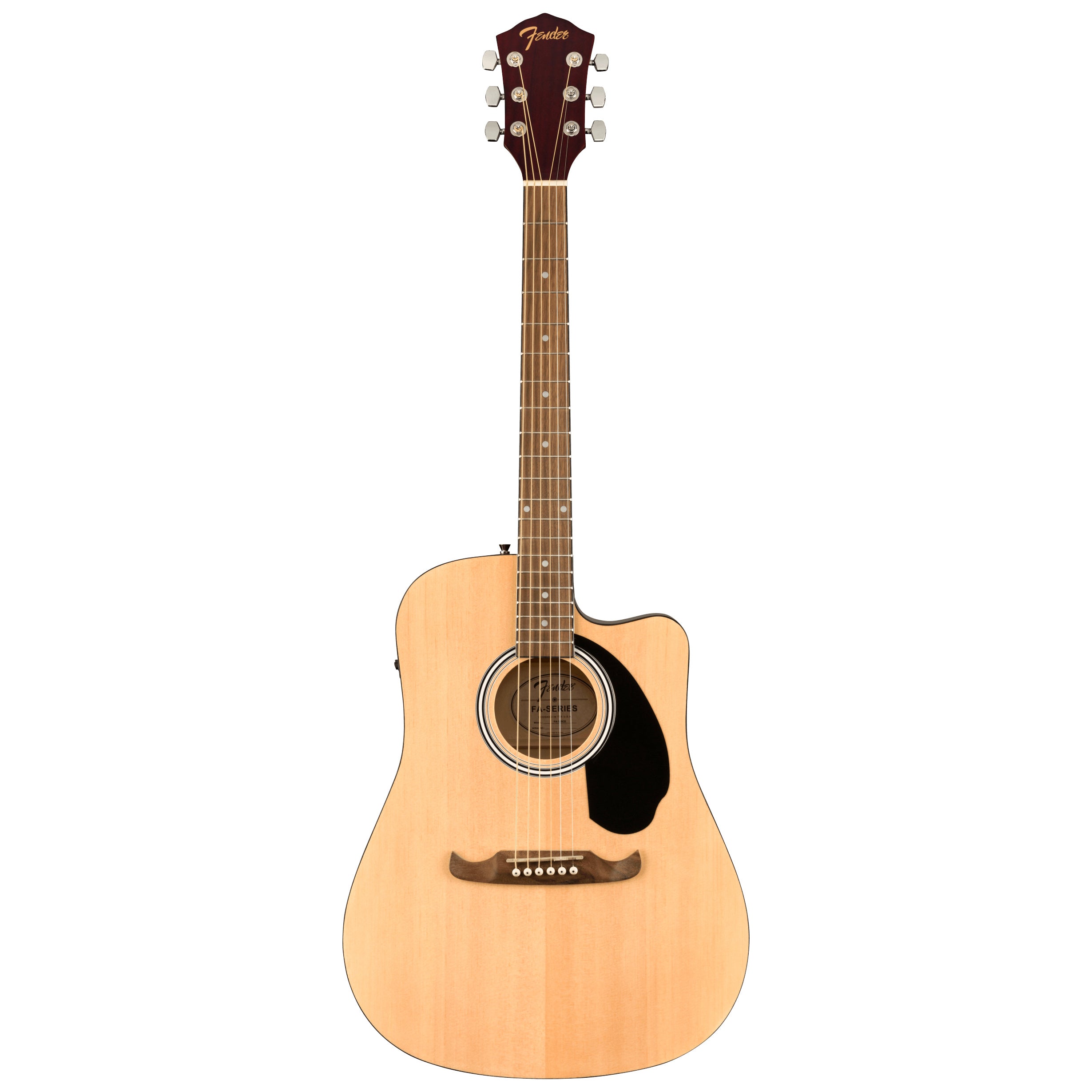 Fender FA-125CE Dreadnought (Walnut Fingerboard, Natural, Pickup)