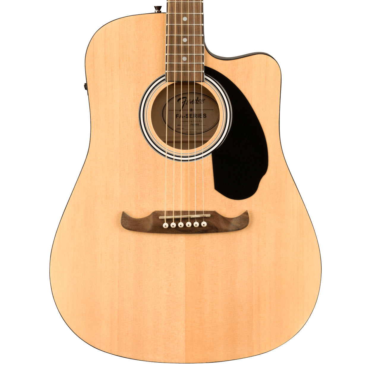 Fender FA-125CE Dreadnought (Walnut Fingerboard, Natural, Pickup)