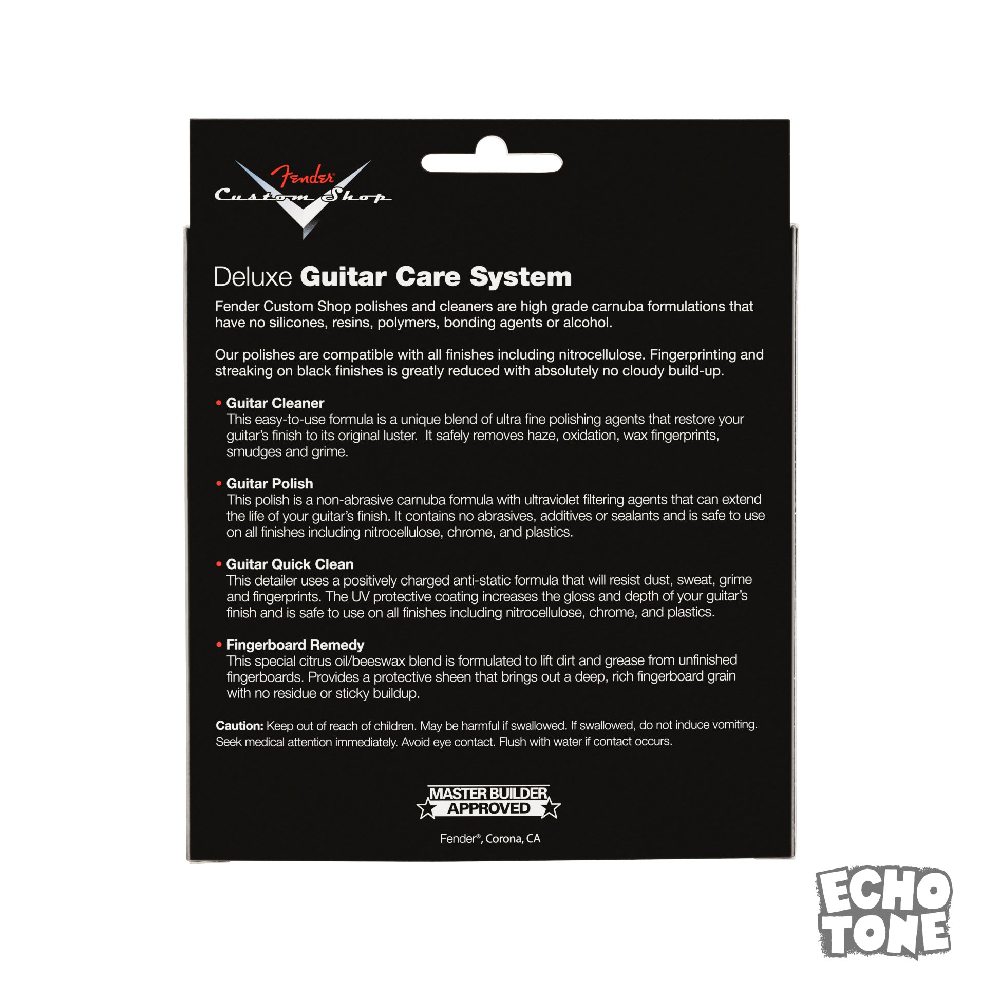 Fender Custom Shop Deluxe Guitar Care Kit (4 Pack)