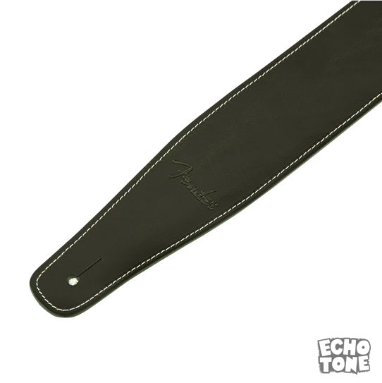 Fender Broken-In Leather Guitar Strap (Green, 2.5")