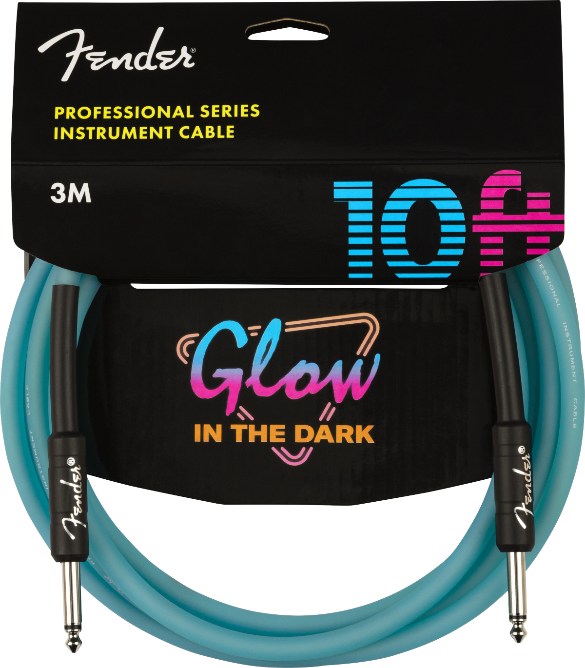 Fender Professional Series Glow In The Dark Instrument Cable (Various)
