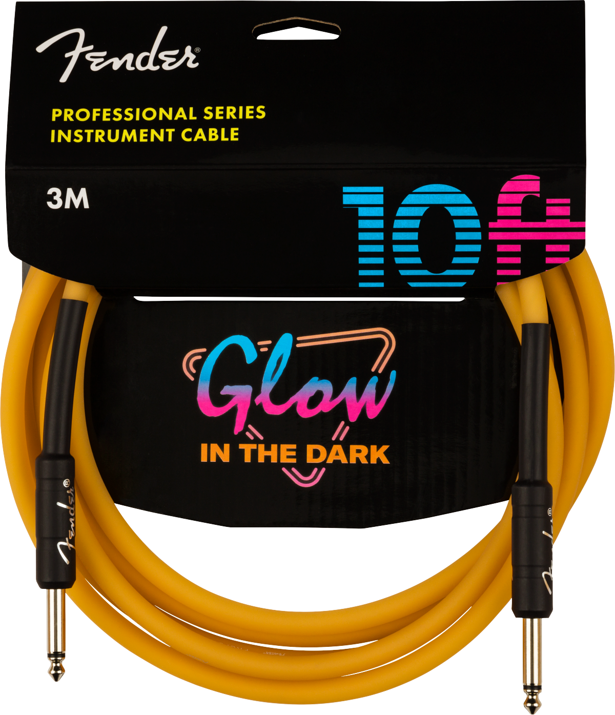 Fender Professional Series Glow In The Dark Instrument Cable (Various)
