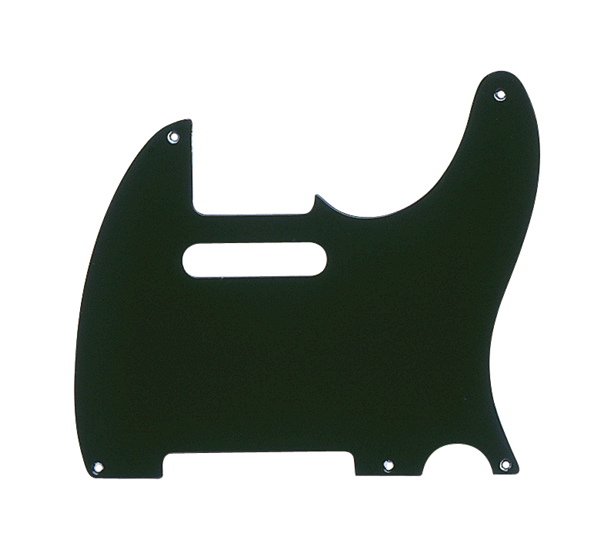 Fender Pure Vintage Telecaster Pickguard (1-Ply, 5-Hole Mount, Black)