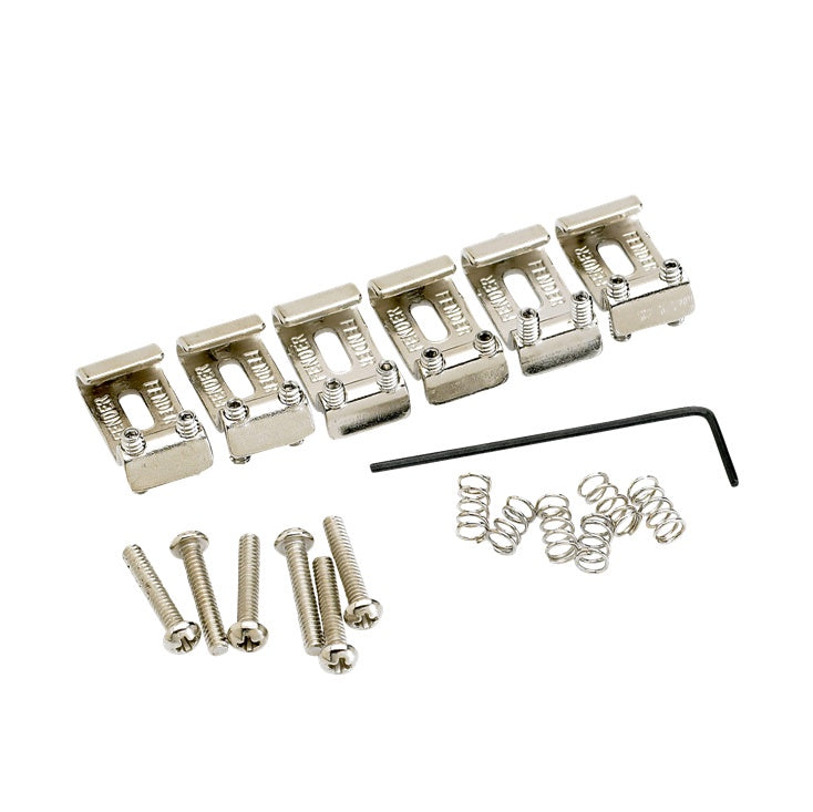 Fender American Vintage Stratocaster Saddles (6, Nickel)