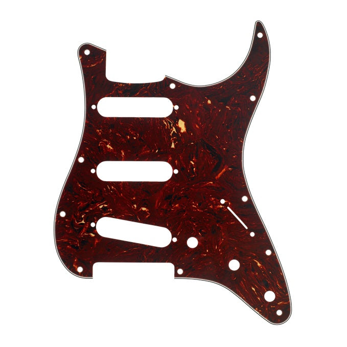 Fender Stratocaster Pickguard (S/S/S, 4-Ply, 11-Hole Mount, Tortoise Shell)