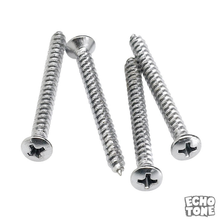 Fender Neck Mounting Screws (4, Chrome)
