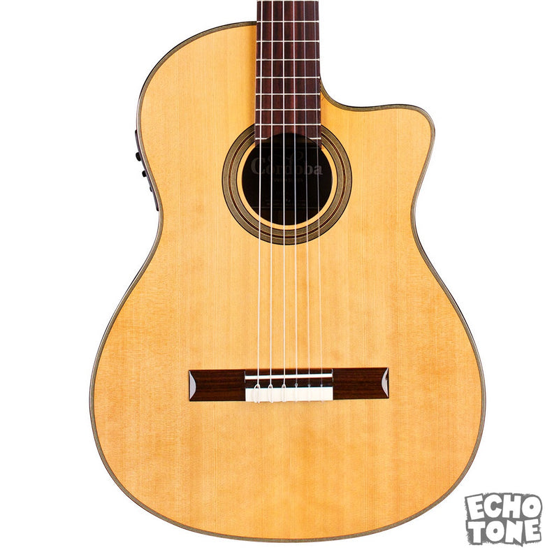 Cordoba Fusion 12 Classical Guitar (Solid Cedar Top, Cutaway & Pickup)