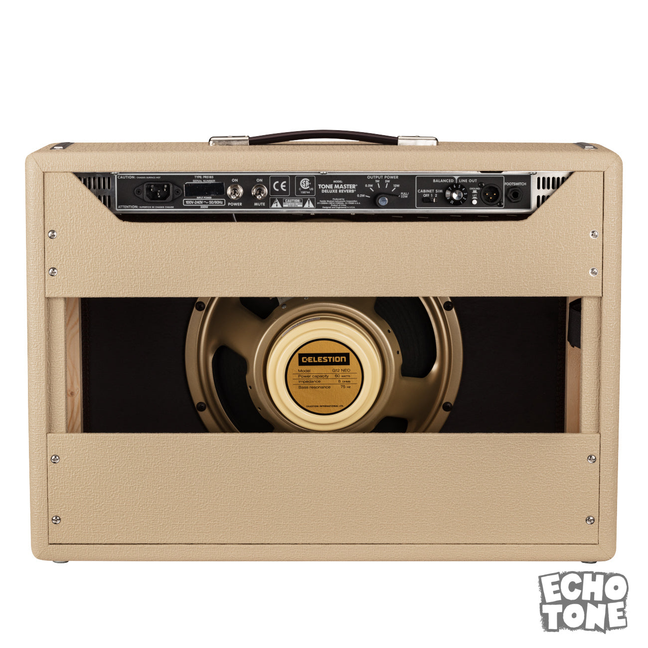 Fender Tone Master Deluxe Reverb Blonde Amplifier