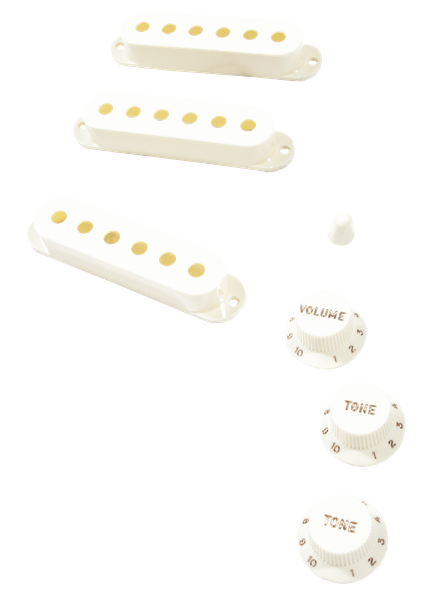 Fender Pure Vintage Stratocaster Accessory Kit (Vintage White)