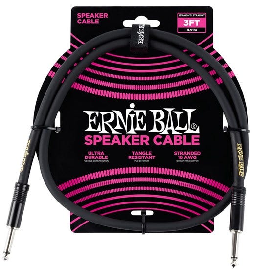 Ernie Ball Speaker Cable ST/ST (Various)