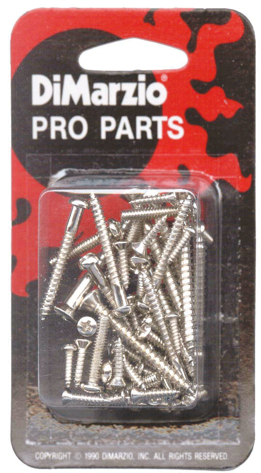 DiMarzio FH3000 Standard Strat Screw Kit (Chrome)