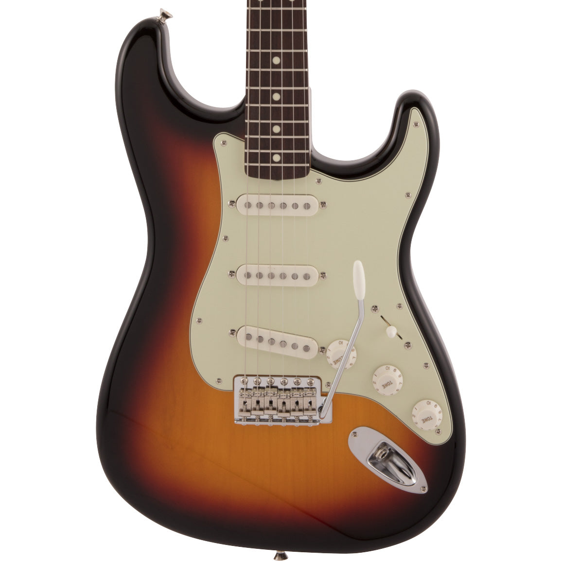 Fender Made in Japan Traditional '60s Stratocaster (Rosewood Fingerboard, 3-Color Sunburst)