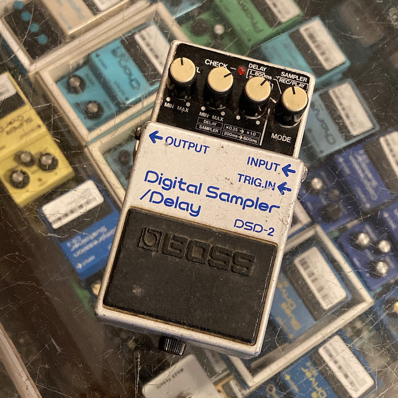 boss sampler pedal c1980s Boss DSD-2 Digital Delay/Sampler (Japan, Blue Label)