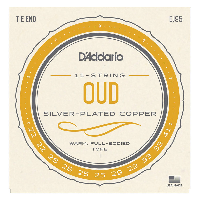 D'Addario EJ95 Oud Silverwound Nylon Strings