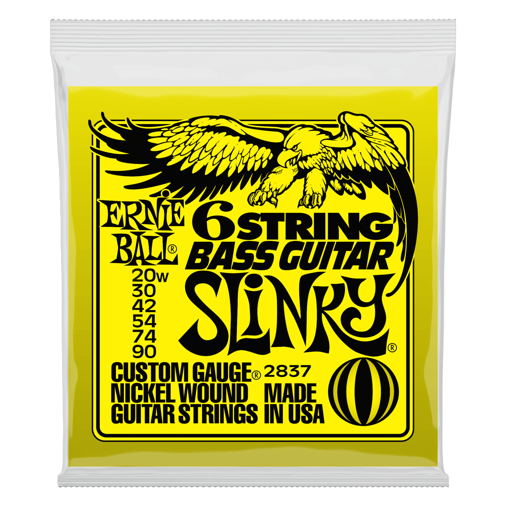 Ernie Ball Slinky Nickel Wound 6-String Baritone / Bass VI Strings (20-90)
