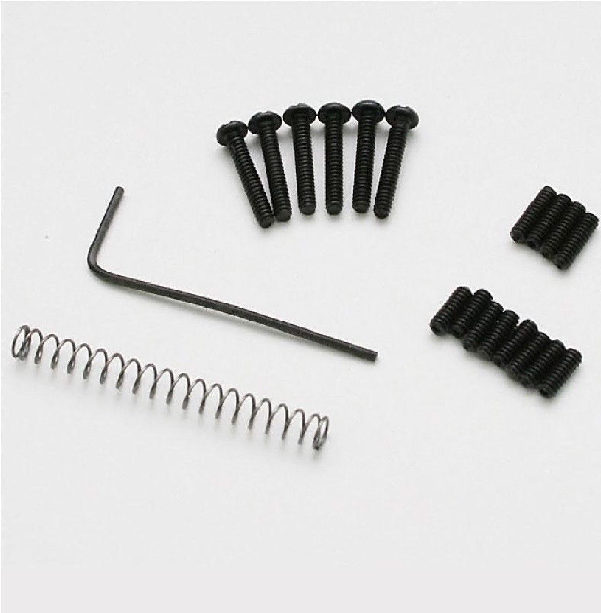 DiMarzio Bridge Hardware Kit for Vintage Strats - Black (FH1400)