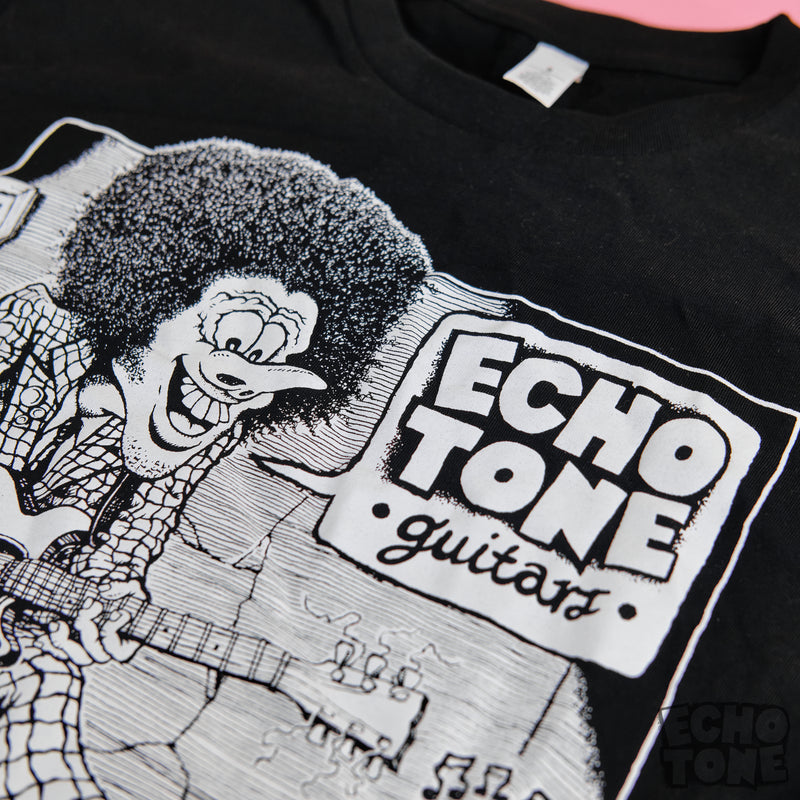 Echo Tone Custom Cartoon T-Shirt (Black)