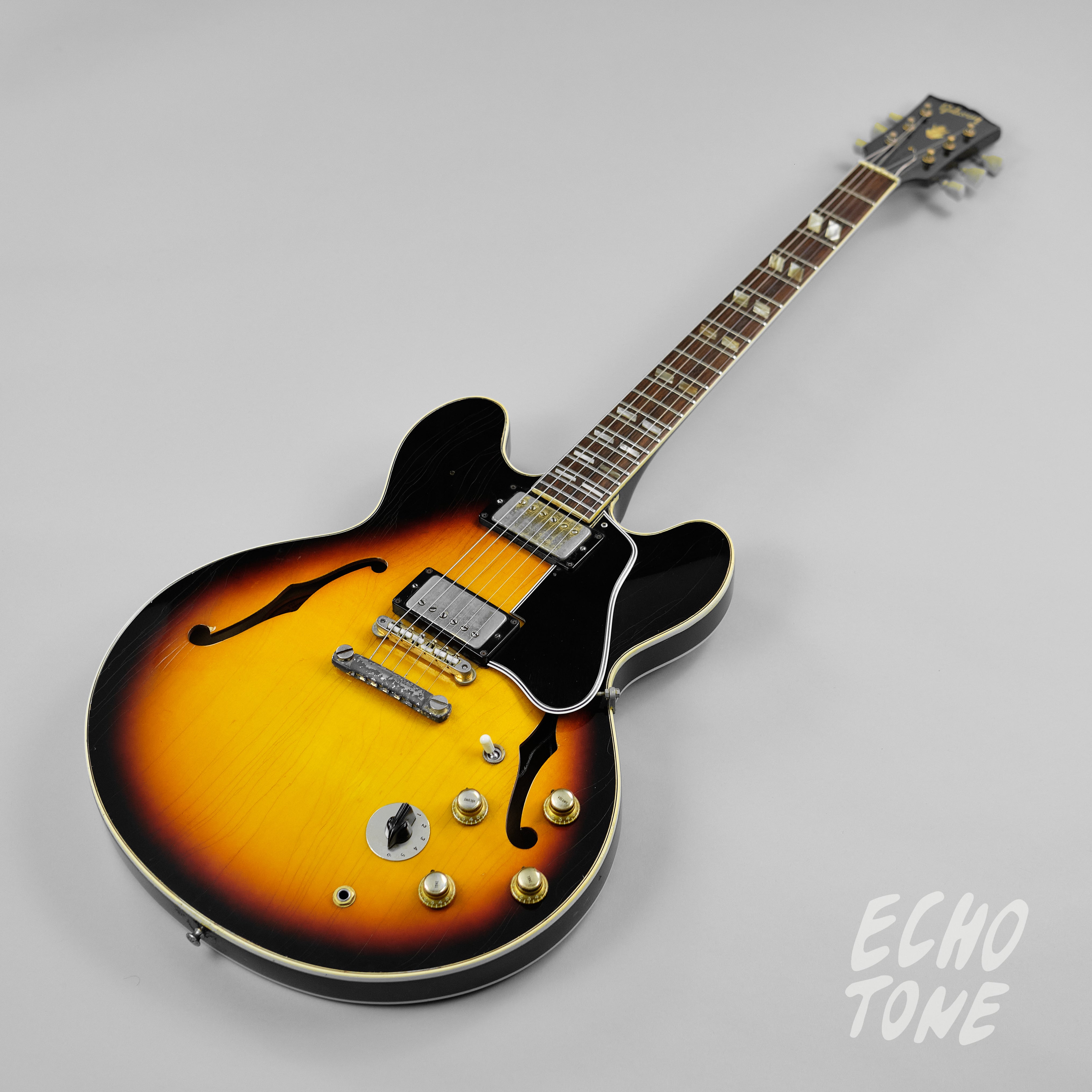 1966 Gibson ES-345 (Mickey Mouse Ears, Mono Conversion, OHSC)