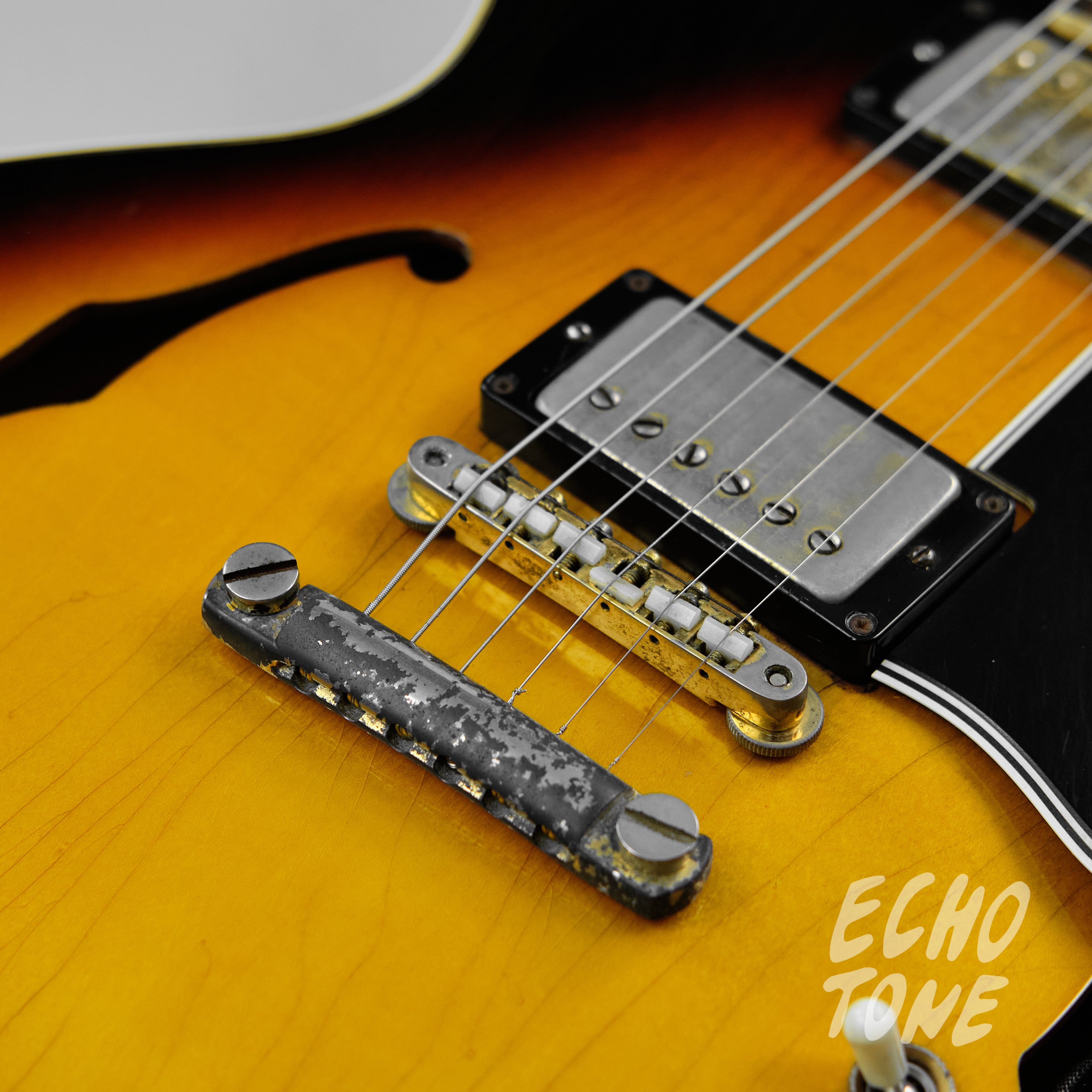 1966 Gibson ES-345 (Mickey Mouse Ears, Mono Conversion, OHSC)