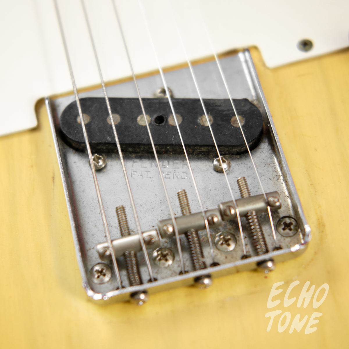 1955 Fender Telecaster (White-guard, Flat-pole Pickup, OHSC)