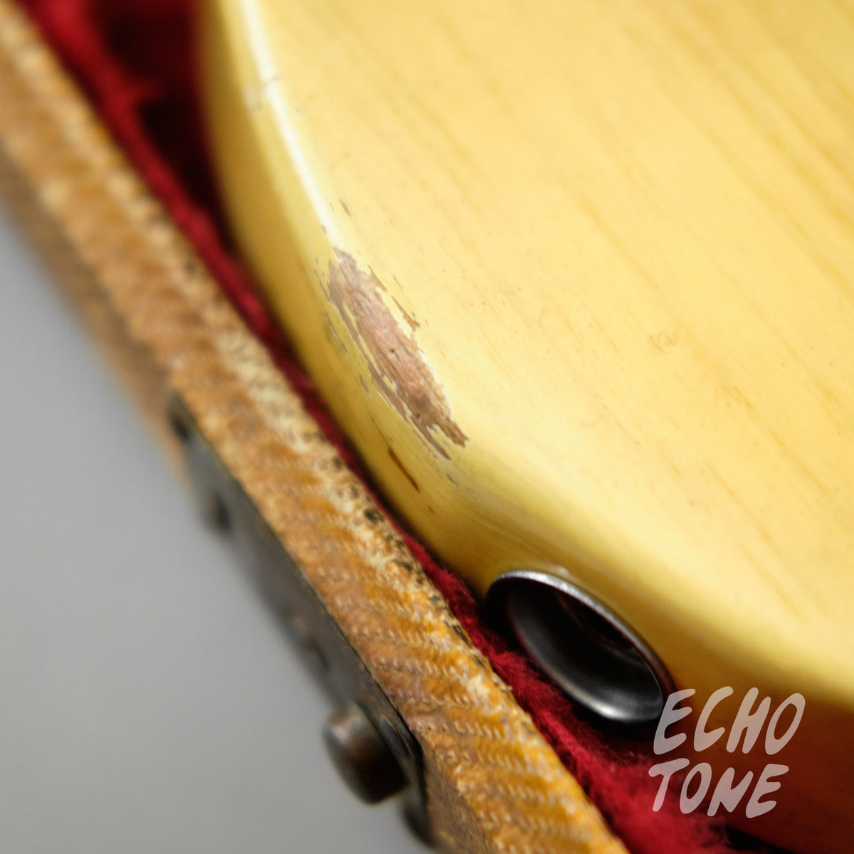 1955 Fender Telecaster (White-guard, Flat-pole Pickup, OHSC)