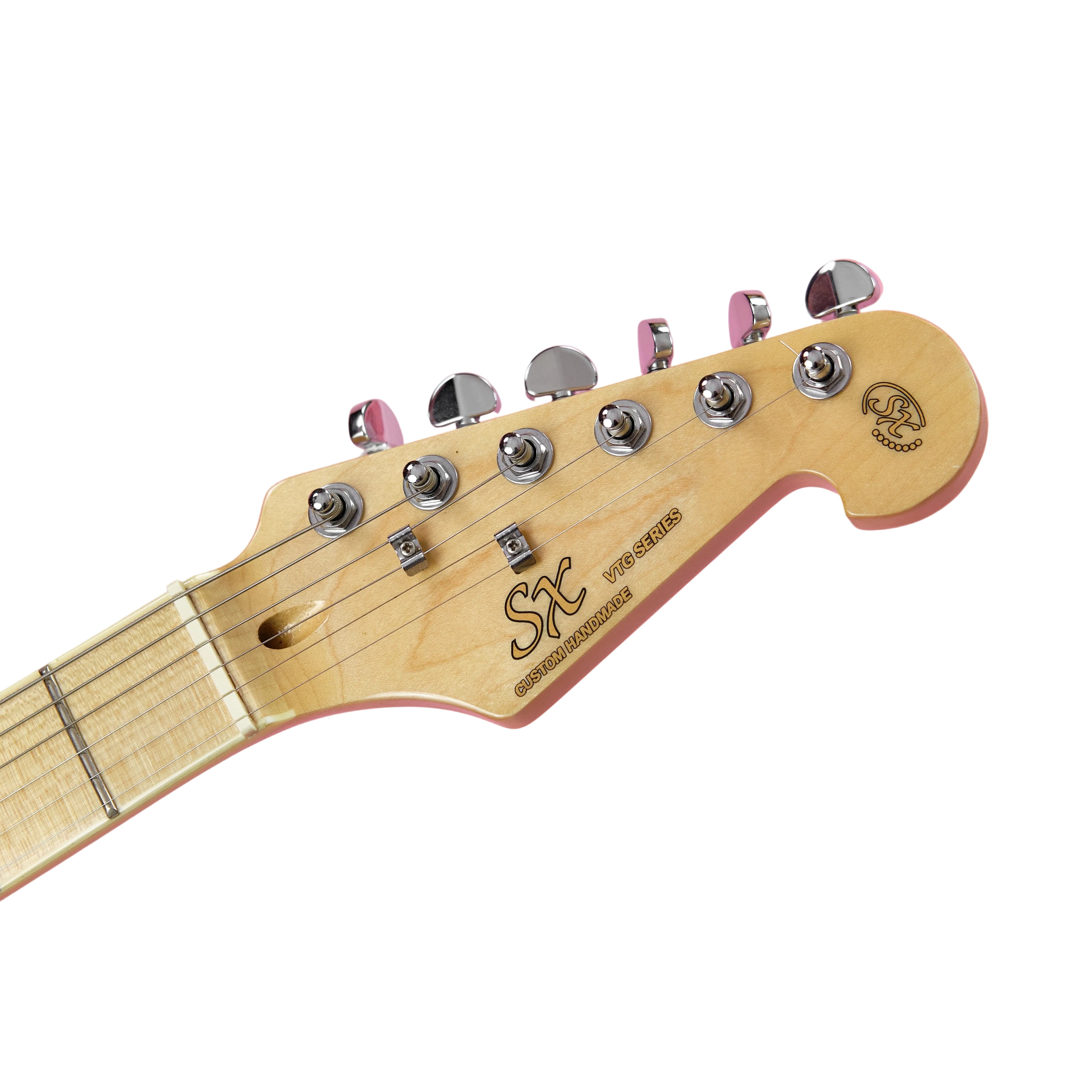 SX ASH3TNA American Swamp Ash Thinline Electric Guitar (Natural Gloss) *