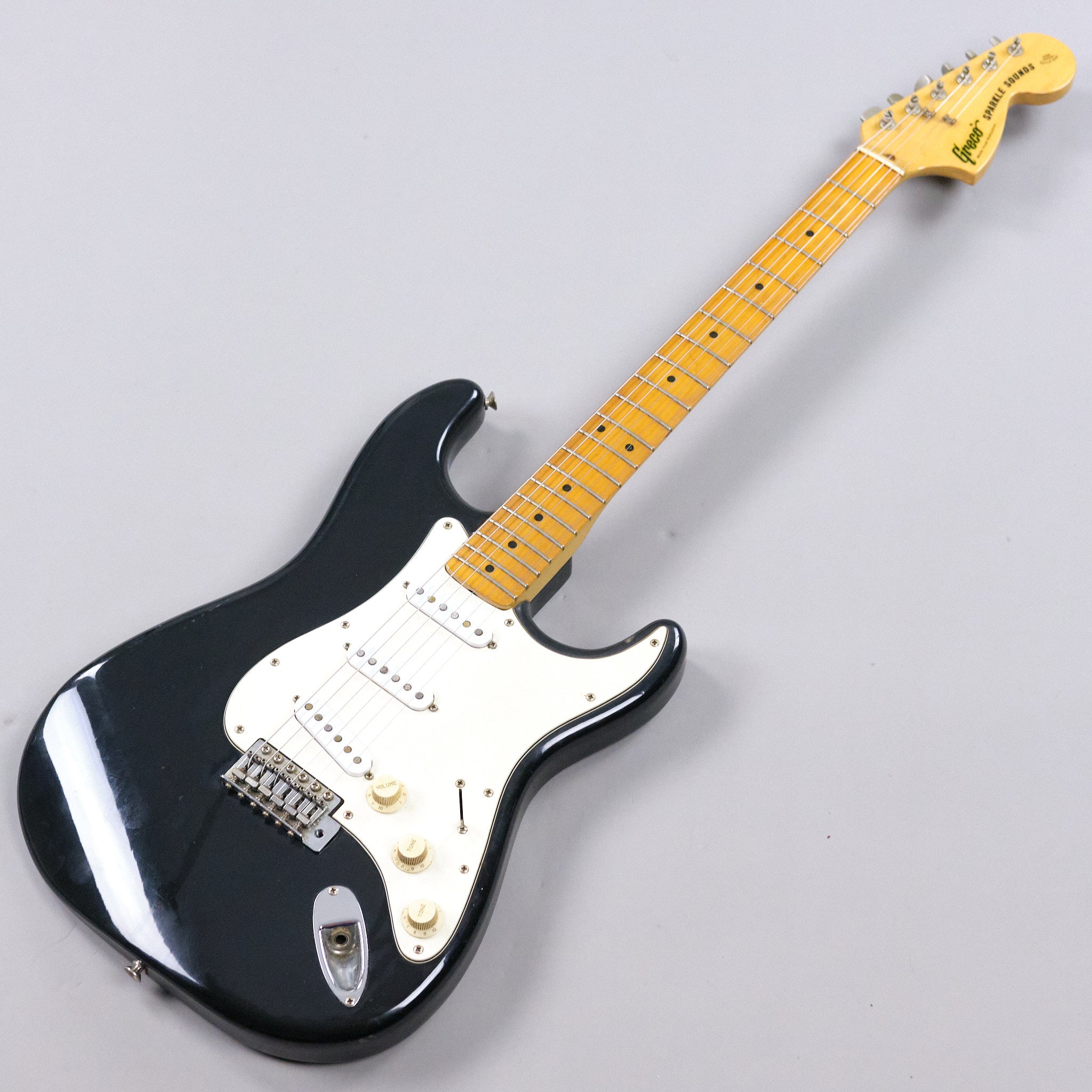 c1970s Greco Sparkle Sounds 'Stratocaster' (Japan, Black) *
