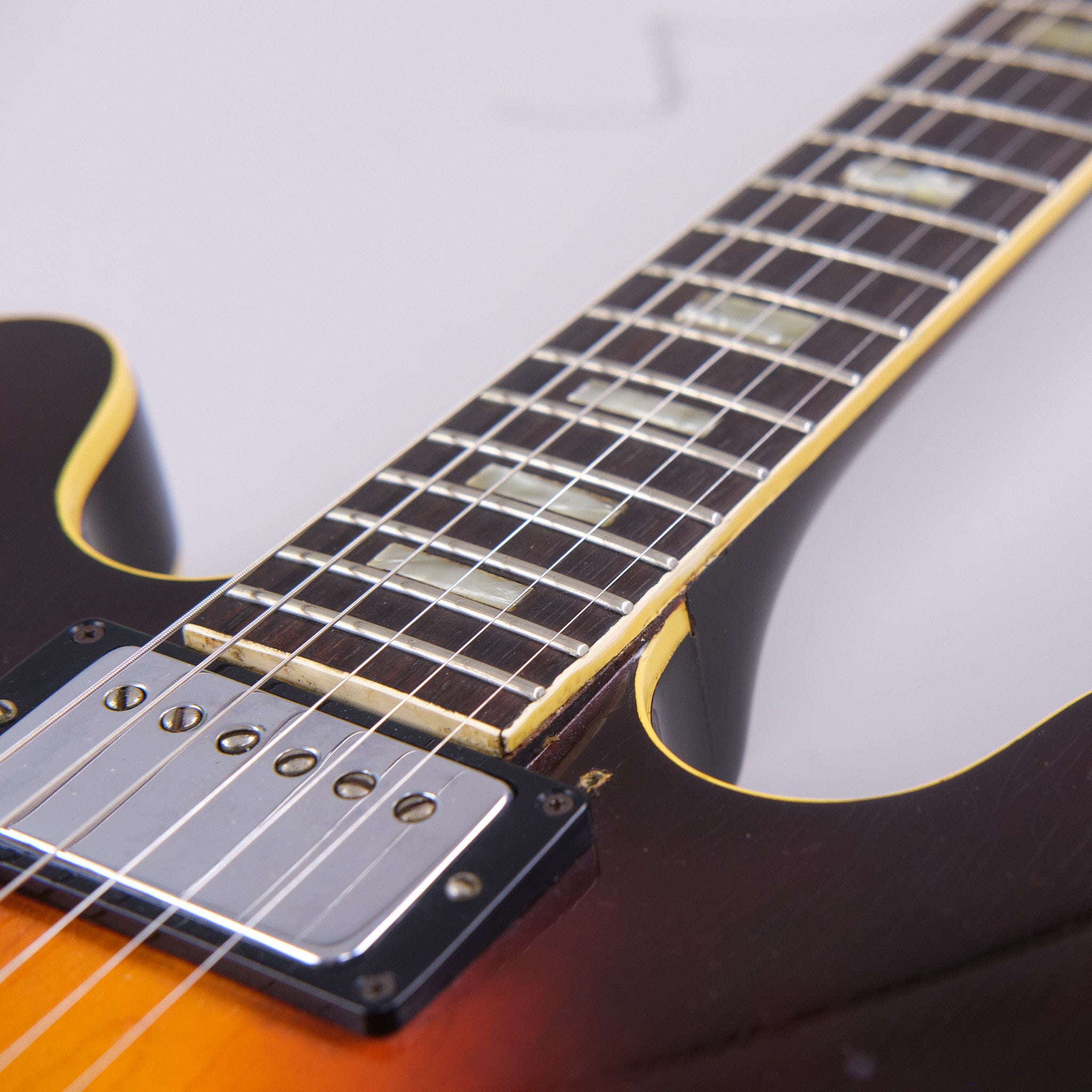 1965 Gibson ES-335TD (Wide Nut, Sunburst, Stoptail Conversion, Lifton 'Brown' Case, Case Candy)